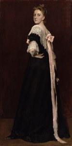 リディアフィールドエメット、1892年頃 作： William Merritt Chase